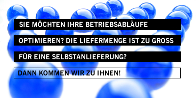 Bild: Sie m&ouml;chten Ihre Betriebsabl&auml;ufe optimieren? Die Liefermenge ist zu gro&szlig; f&uuml;r eine Selbstanlieferung? Dann kommen wir zu Ihnen!